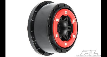 Proline - Split Six 2.2"/3.0" Bead-Loc set velgen (2 stuks) (Slash 2WD RR/Slash 4x4 Fr/RR) (PL2715-04)