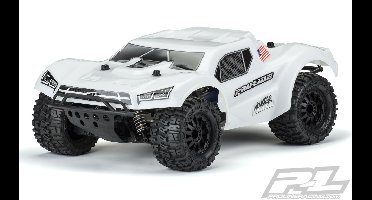Proline Pre-Cut Monster Fusion Bash Armor Body (White) voor oa. Traxxas Slash