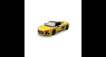 Audi R8 Spyder 1:14 bouwstenen/bouwset - Geel