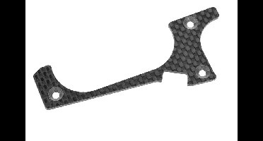 Team Corally - Suspension arm stiffener - Lower Front - Left - Graphite 3mm - 1 pc