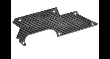 Team Corally - Suspension arm stiffener - Rear - Right - Graphite 3mm - 1 pc
