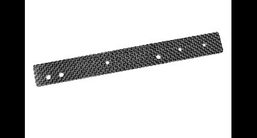 Team Corally - Chassis Stiffener Sheet - XTR - Rear - Graphite 3mm - 1 Pc