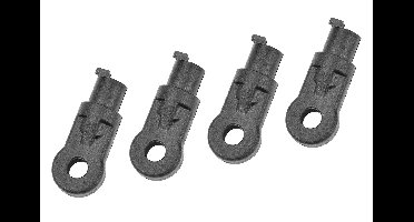 Team Corally - HD Shock End - Long - Composite - 4 pcs