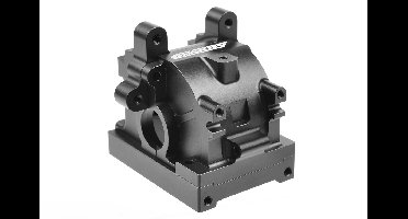 Team Corally - Gearbox Case Set - Swiss Made 7075 T6 - Black - Set