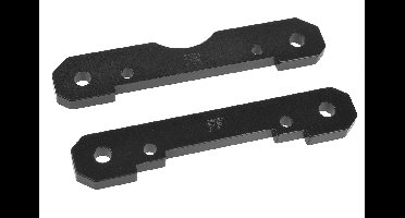 Team Corally - Suspension Arm Mount - XB - Front - 4mm Aluminum - 1 set