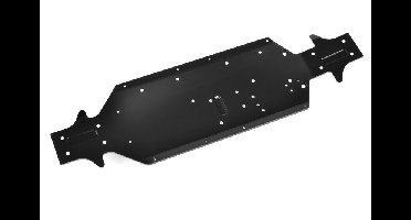 Team Corally - Chassis - Syncro - Aluminium 3mm - Black - 1 pc