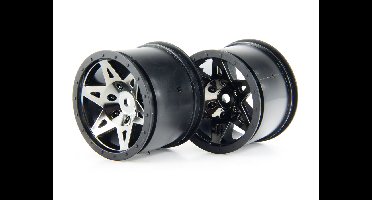 Rear Wheel Raider (Black Chrome) 2pcs (AR510027)