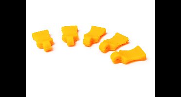 Absima - Rubber body clips holder neon orange (2440055)