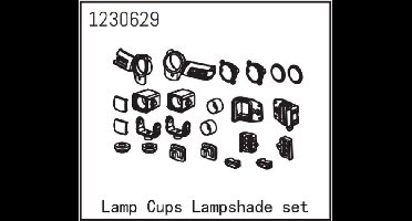 Absima Lamp Cup Lampshade Set (1230629)