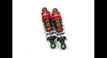 Absima aluminium schokdempers, rood, 62mm voor 1/10 auto
