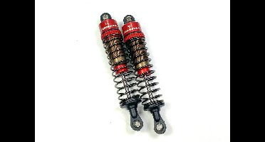 Absima aluminium schokdempers, rood, 85mm voor 1/10 auto