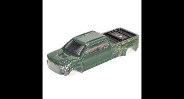 Arrma - Big Rock 4x4 crew cab clipless painted decaled trimmed body (Green) (ARA-1380)