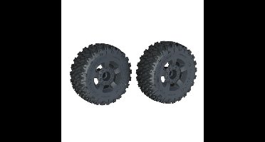 Arrma - dBoots 'Ragnarok MT' Tire Set Glued, Black (2) (ARA-1383)