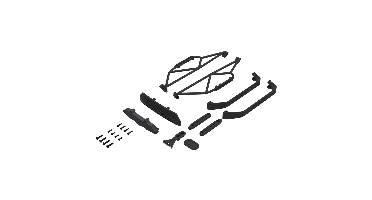 Arrma - Inner body support set for senton (ARA-1612)