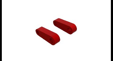 Arrma - Aluminum Fr Suspension Mounts, Red (2) (ARA330594)