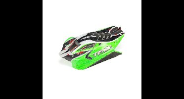 Arrma - 1/8 Painted and Trimmed Body with Decals, Green: TYPHON 4X4 BLX (ARA402272)