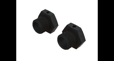 Arrma - Aluminum Wheel Hex 17mm - 14.6mm Thick, Black (2) (ARA311067)