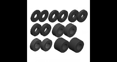 Team Corally - Suspension Arm Shim - Composite Set (C-00180-055)