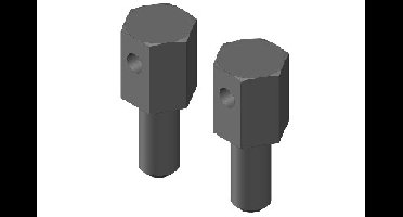 Team Corally Battery Brace Screws ( 2 pcs )