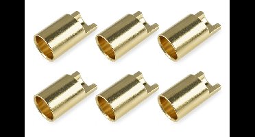 Team Corally Bullit Connector 6.5mm Female - 6 stuks