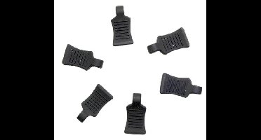 Absima - Rubber body clips holder black (2440057)