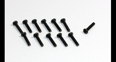 Absima - Head Cross Screw M3x14 (12) Buggy/Truggy (1230038)