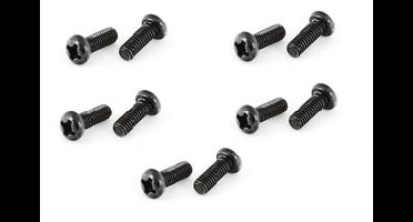 Button Head Cross Machine Screw M3x8MM (10PCS) (AR725308)
