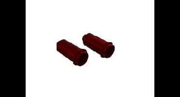 Aluminium Shock Body 16x46mm (red) (2pcs) (AR330386)