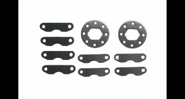 Brake pad set complete