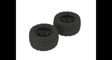 Dboots Copperhead MT Tire set glued (Black) (2pcs)