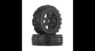Dboots Sand Scorpion DB Tire Set Glued (Black) (Front) (2PCS) (AR550015)