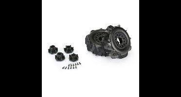 Proline Dumont Paddle SC 2.2"/3.0" Sand/Snow Banden Op Raid 6x30 Removable Hex Wheels Voor Oa. Traxxas Slash (PL10185-10)