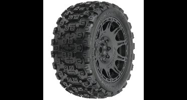 Proline Badlands MX57 5.7" Tyres Mounted on Raid 8x48 Removable 8x48/24mm Hex - Traxxas X-Maxx/Arrma Kraton 8S
