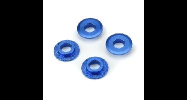 Proline Billet Adapter Washers (blue) for Raid 5.7" 24mm Wheel