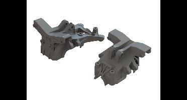 Arrma - Composite Upper Gearbox Covers and Shock Tower (ARA320584)