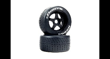 Dboots Hoons 53/107 2.9 White Belted 5-Spoke (Pair) (ARA550073)