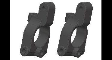 Team Corally - Caster Blocks - Composite - 2 pcs