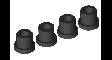 Team Corally - Shock Bushing - Composite - 4 pcs (C-00180-030)
