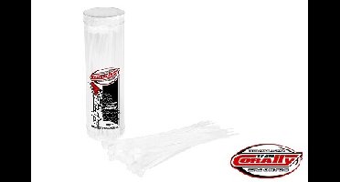 Team Corally - Tie Wraps - White - 2.5x100mm - 50pcs