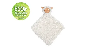 Beeztees Knuffellap polyester 47x28x14cm wit