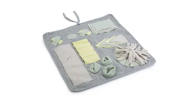 Beeztees Puppy snuffelmat doeka 50x45cm grijs