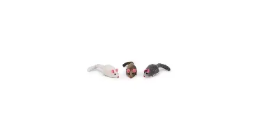 Beeztees kattenspeelgoed muis op wieltjes