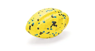 Beeztees Rugbybal algo foam geel 13cm