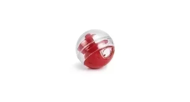 Beeztees Twirly Snackbal - Kattenspeelgoed - Rood - 5,5 cm