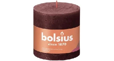 Bolsius Stompkaars 10cm Velvet Rood