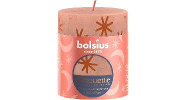 Bolsius Stompkaars Rustic Silhouette Caramel - 8cm