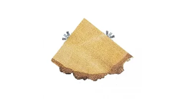 Bzn rustplank hout 1/4 rond