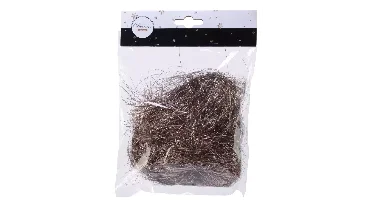 Decoris Engelenhaar zakje bruin