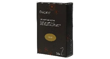 Decoris Kerstbalhaakjes 3.5cm goud 50st