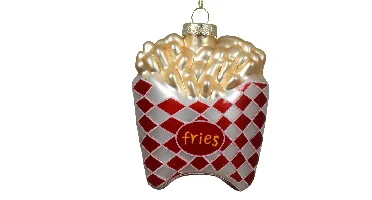 Decoris Kersthanger glas friet